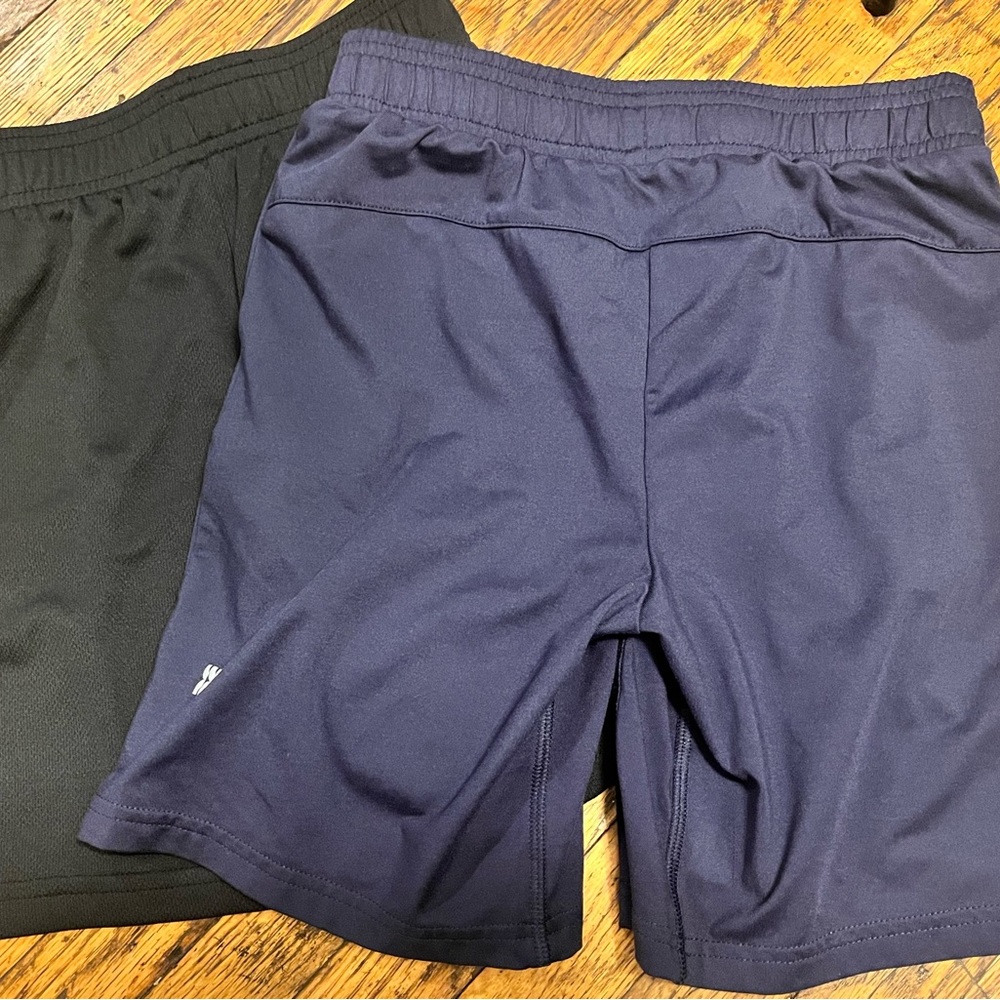 Two Pair All In Motion Boys Shorts with Side Pockets